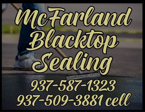 McFarland Blacktop Sealing